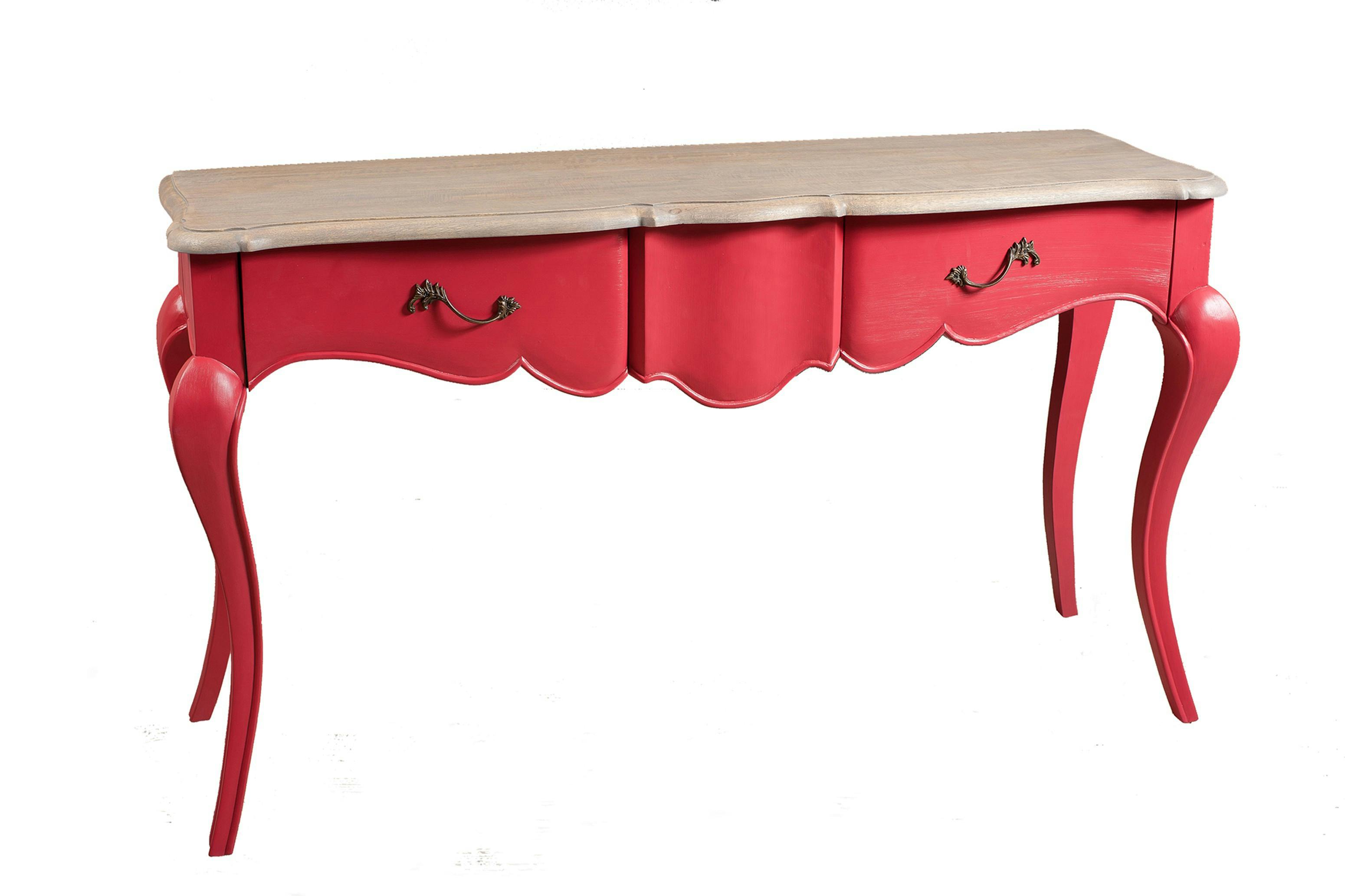 Console 2 tiroirs framboise 140cm ODYSSEE