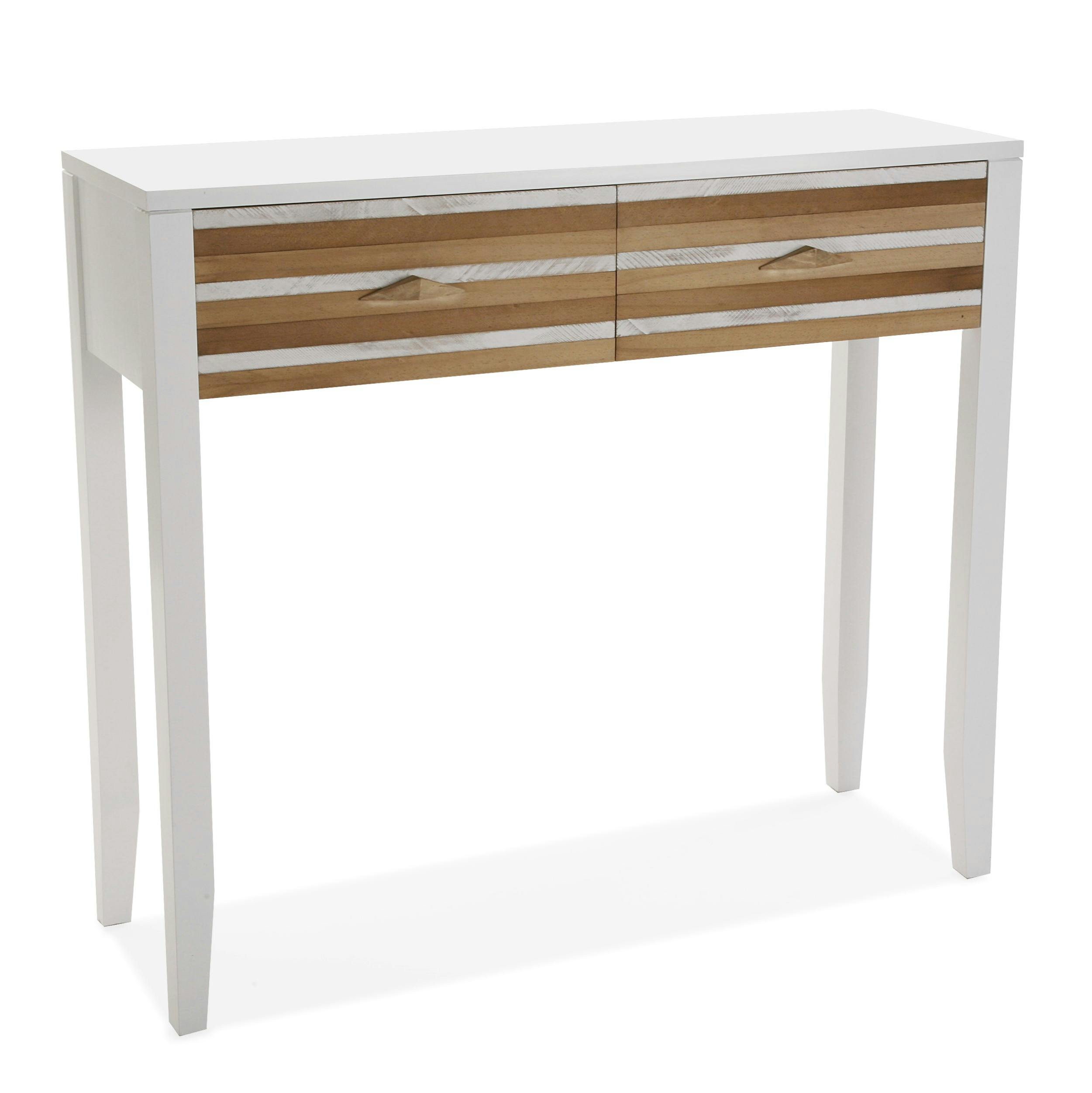 Console bois 2 tiroirs HONFLEUR
