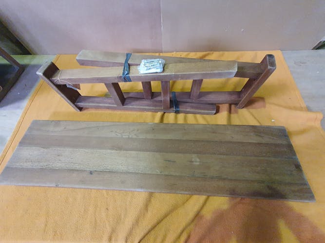 Console bois recyclé de teck MEDAN