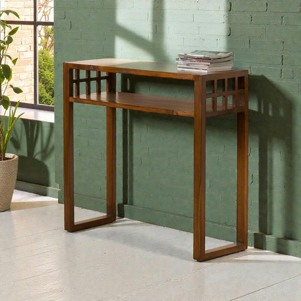 Console bois style colonial LOLA