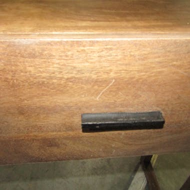 Console d'entrée bois sablé 2 tiroirs CASABLANCA