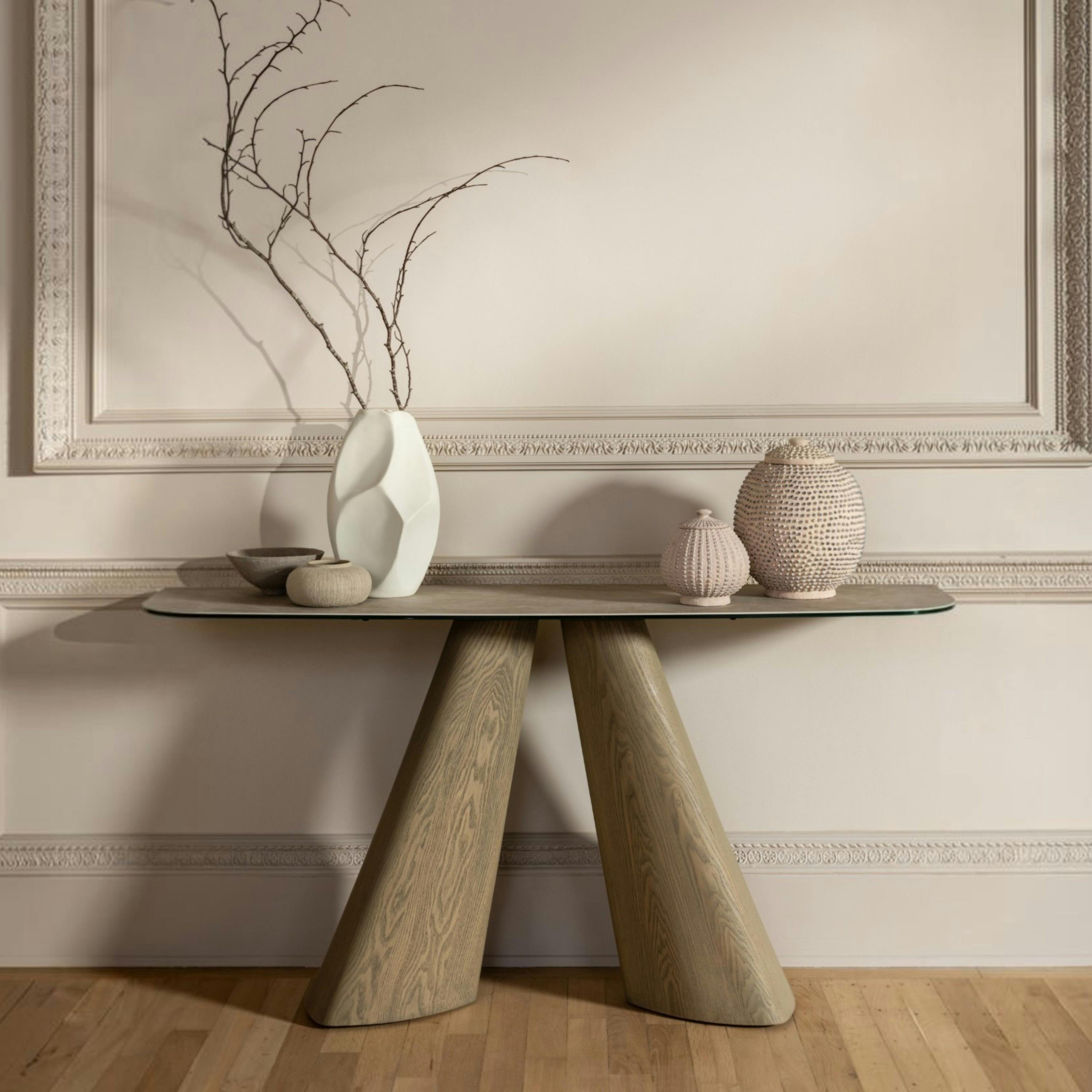 Console d'entrée design en céramique CALA