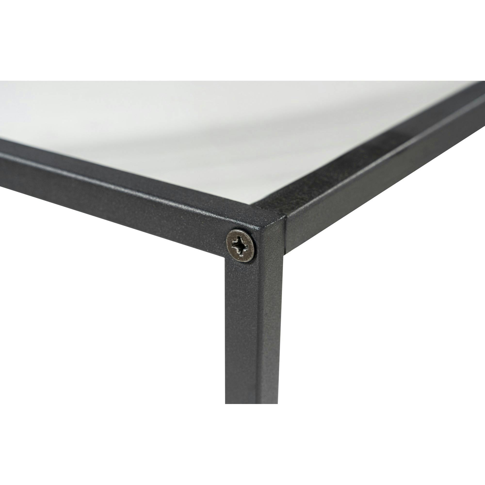 Console Design Paris Prix – Verre Noir, 100x30x75 Cm, Dipp
