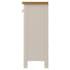 Console d'entrée en bois finition gris clair BATH