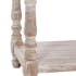Console drapier bois naturel patiné grisé blanchi 3 niveaux avec 1 tiroir L97xP35xH80,5cm PAOLIA