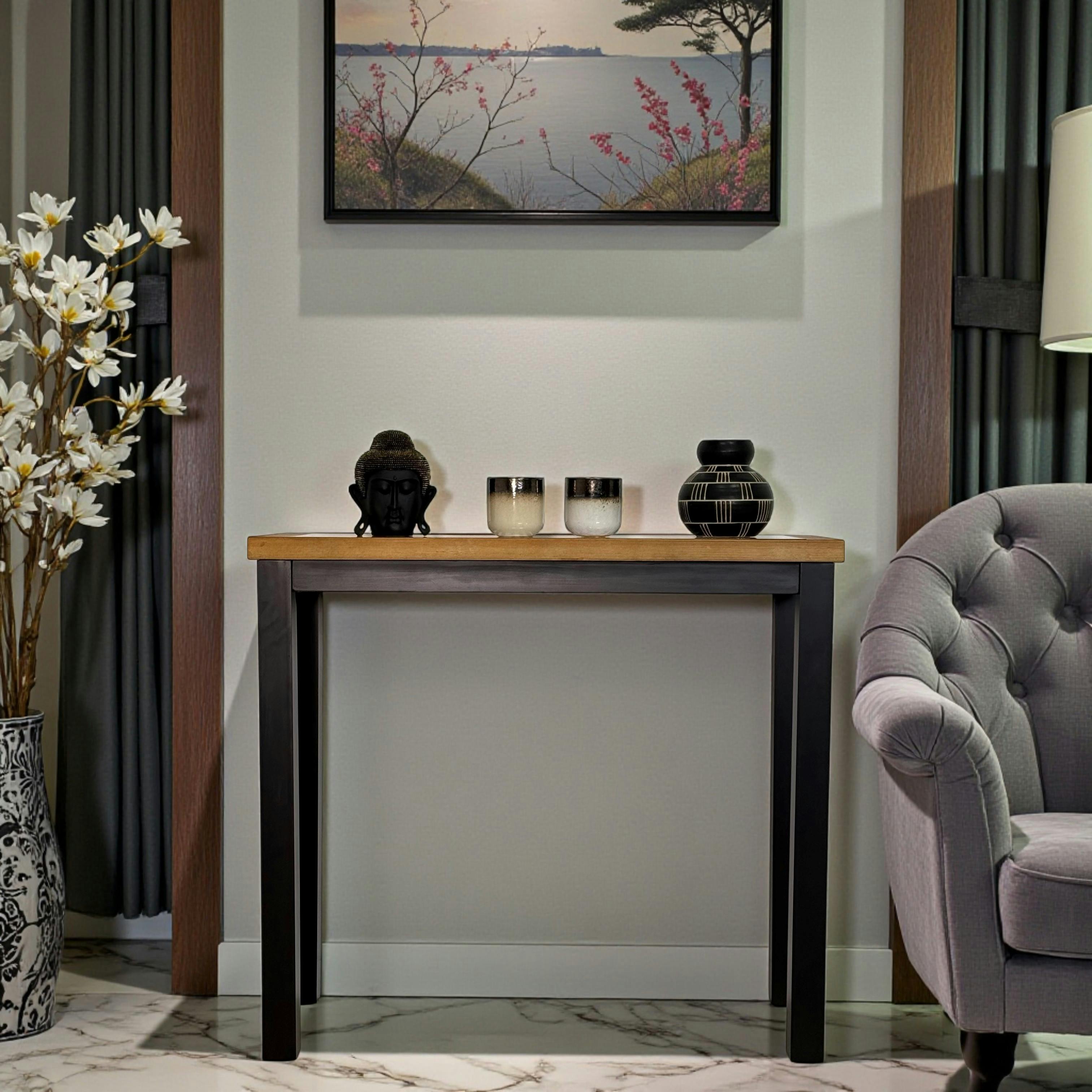 Console en bois et verre ATELIER