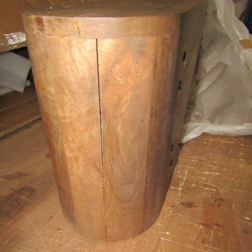 Console en bois forme oblongue NIAGARA