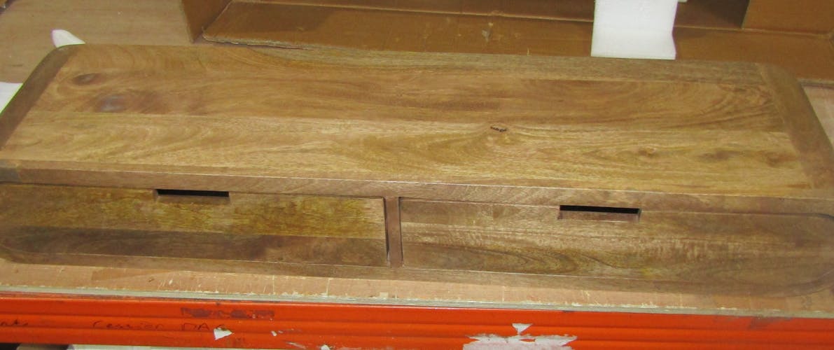 Console en bois forme oblongue NIAGARA