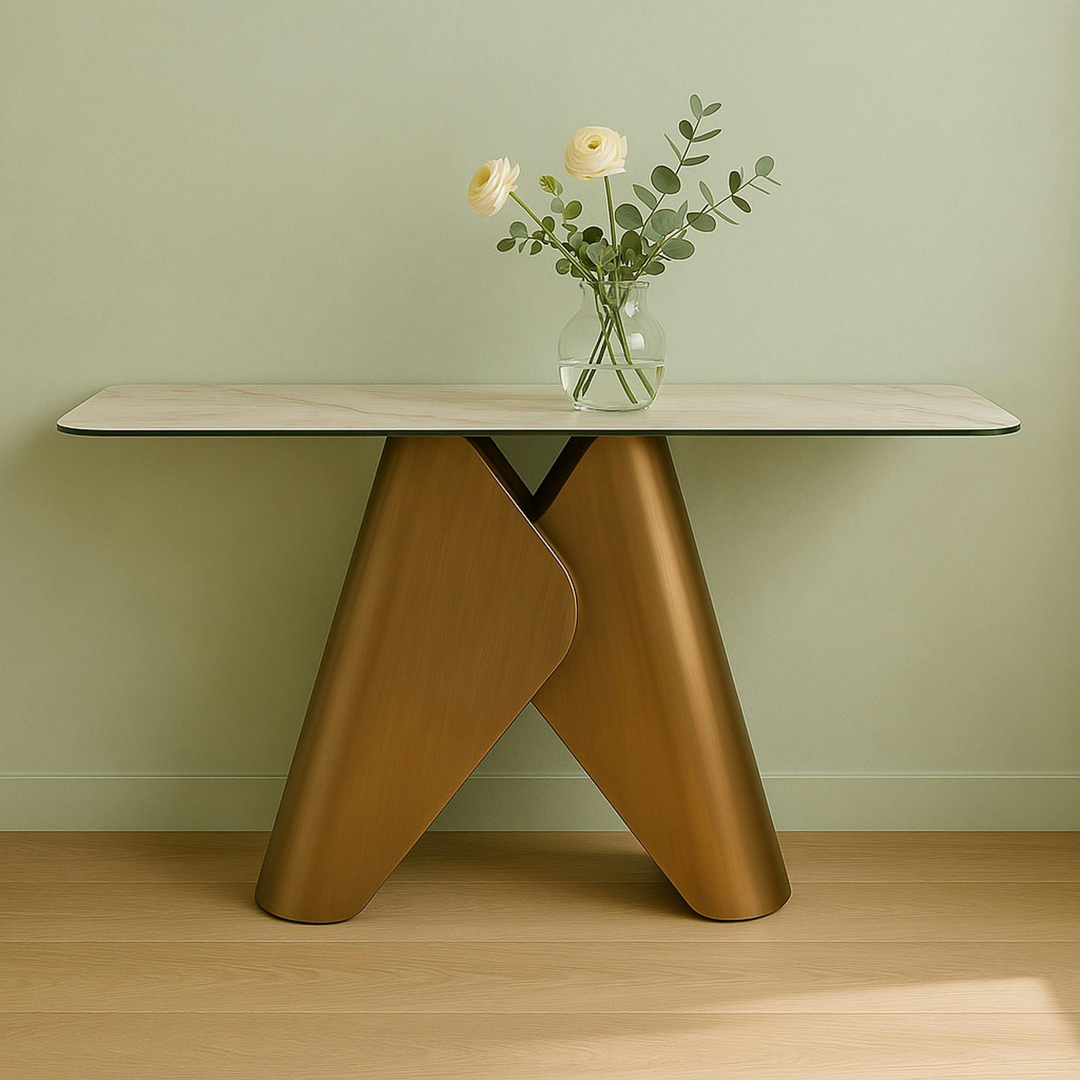 Console en céramique blanche SEMPIONE