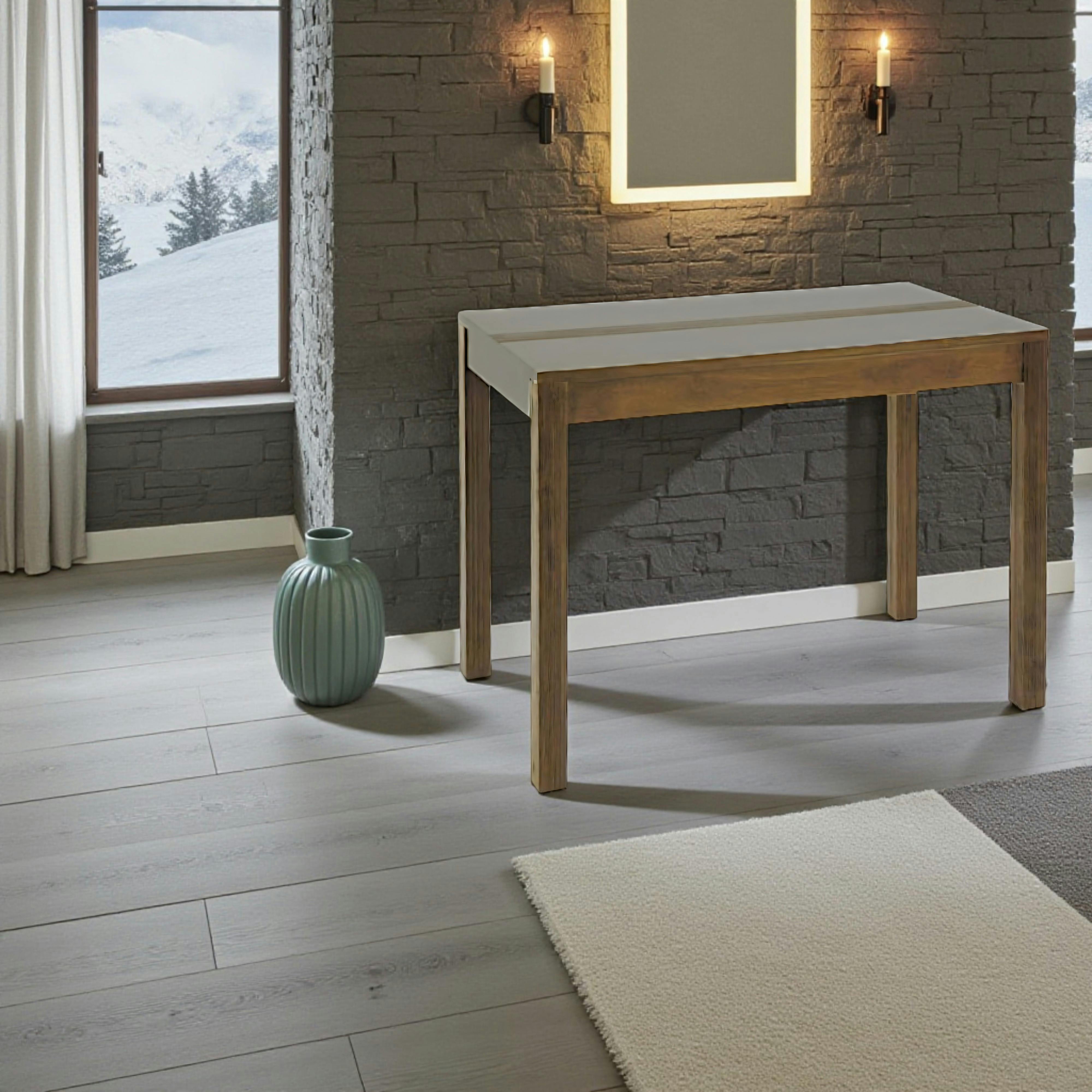 Console Hévéa 100x60x76cm GALA