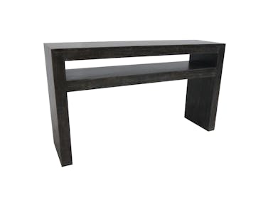  Console Hévéa double plateaux 150x40x86cm OLGA