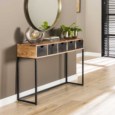  Console industrielle tiroirs métal BUNBURY