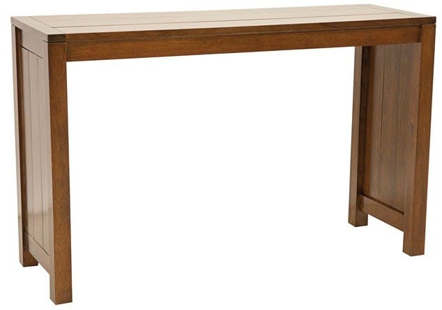 Console moderne bois hévéa 120cm ATTAN