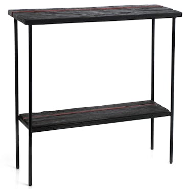 Console noire 2 plateaux