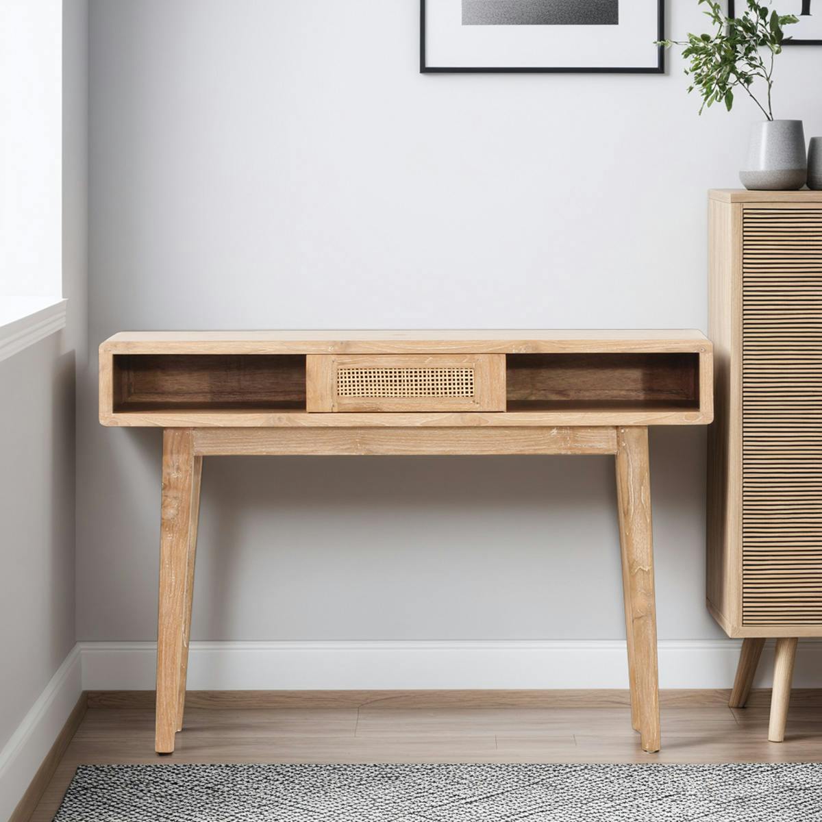 Console scandinave en teck ARCHI