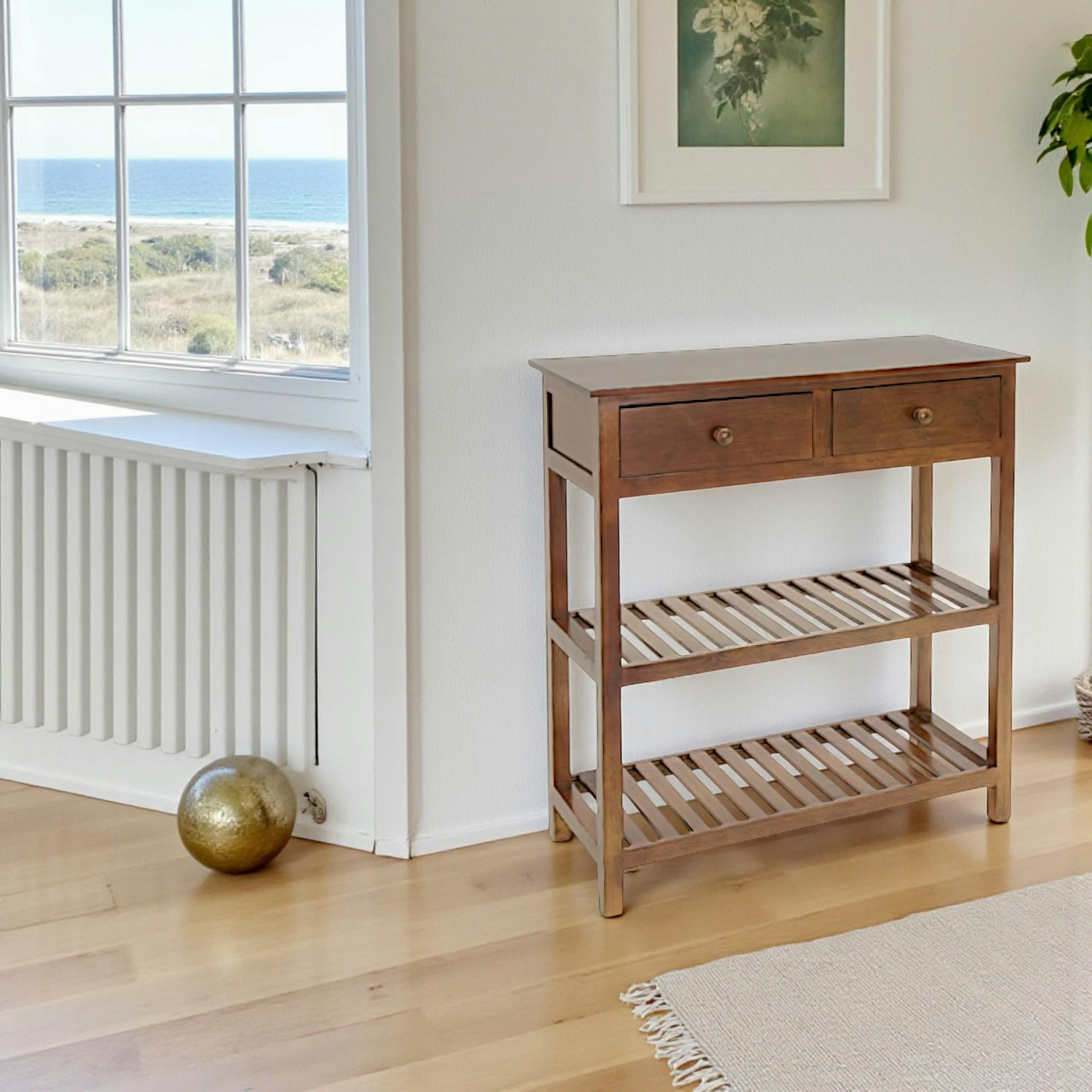 CONSOLE TRADITION 2 tiroirs 70CM