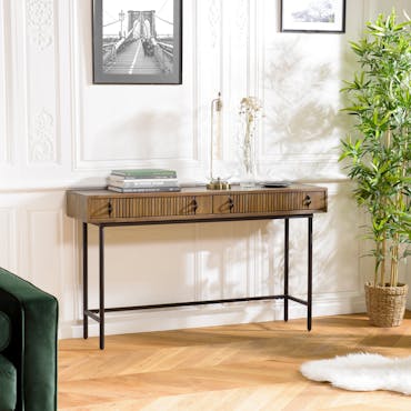 Console vintage 2 tiroirs LERIDA