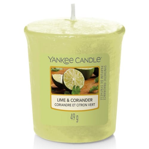 Coriandre et citron vert bougie parfumée votive YANKEE CANDLE