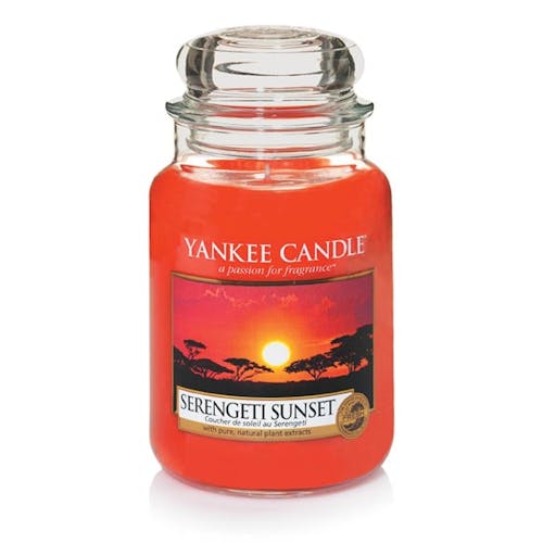 Coucher de soleil au Serengeti bougie parfumée grande jarre YANKEE CANDLE