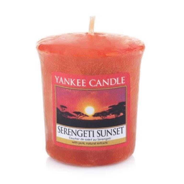 Coucher de soleil au Serengeti bougie parfumée votive YANKEE CANDLE
