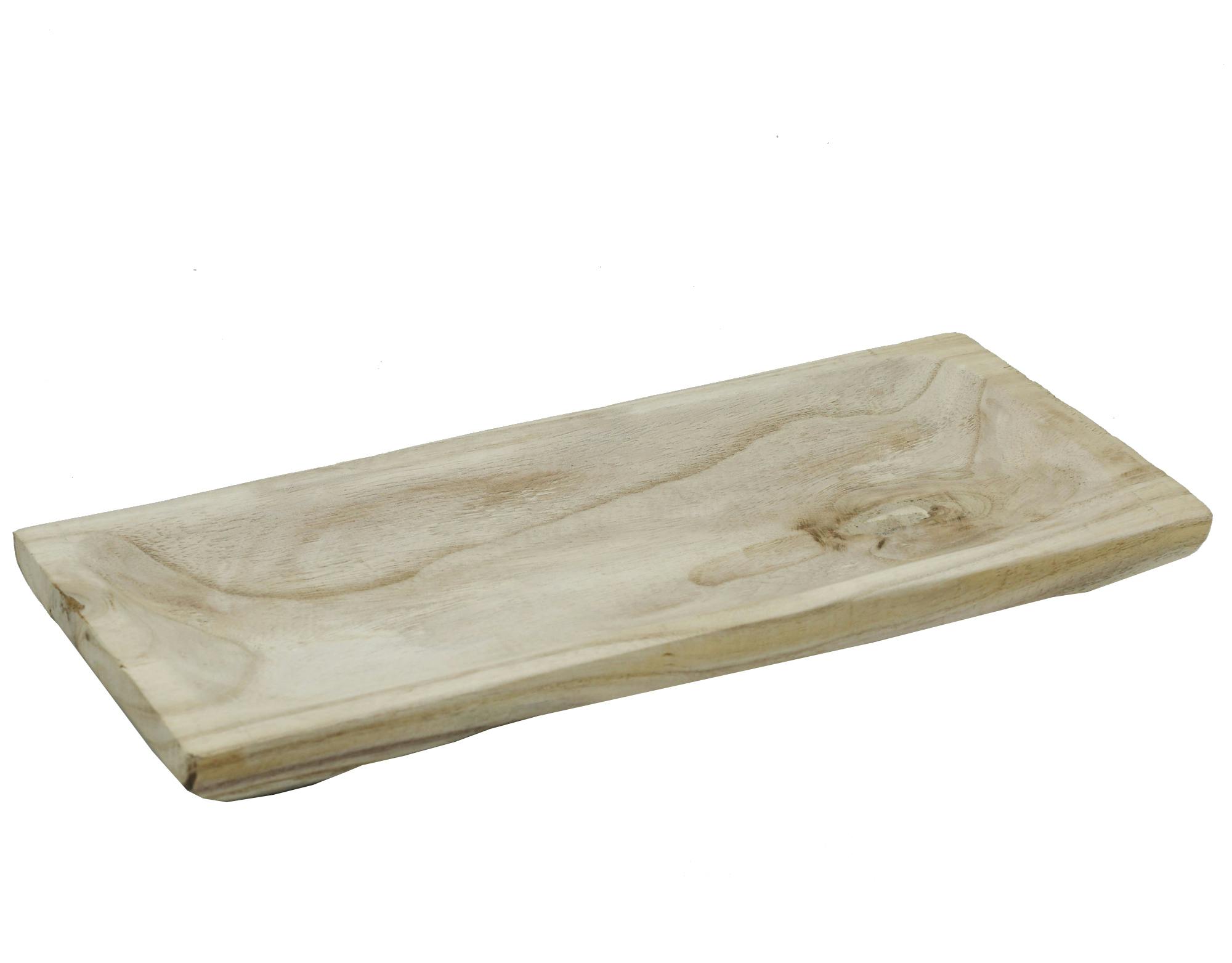 Coupe centre de table rectangle en bois 42 cm