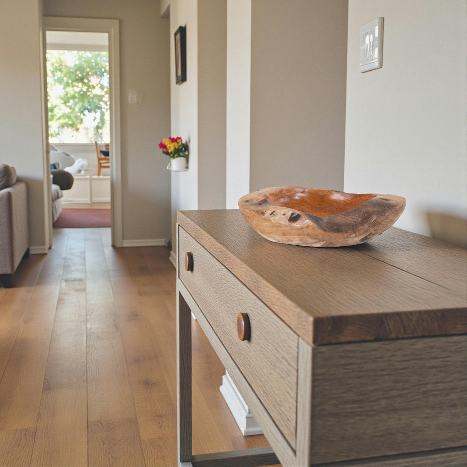 Coupe décorative bois forme organique ø30 cm ARIZONA