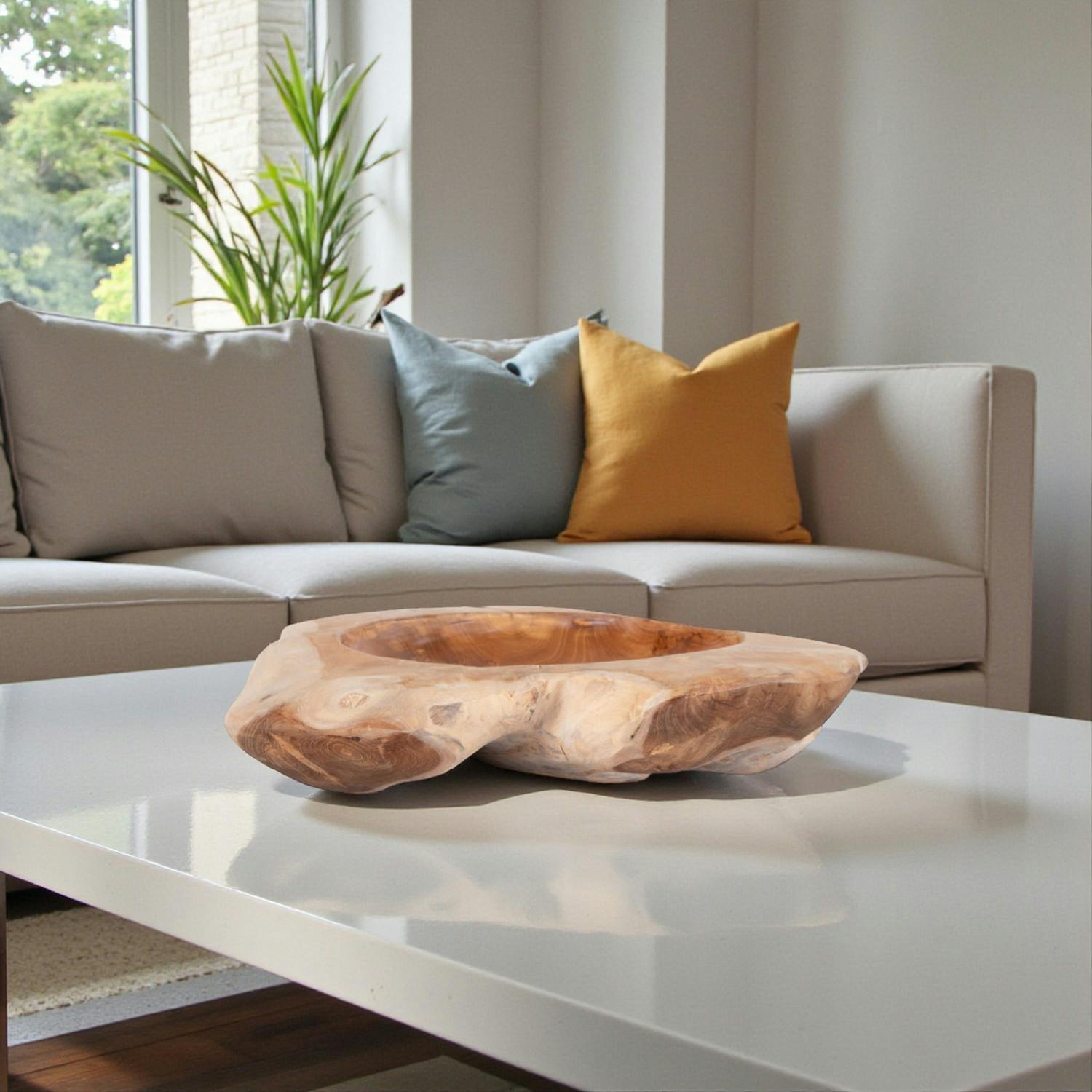 Coupe décorative bois forme organique ø40 cm ARIZONA