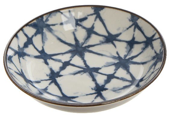 Coupelle en porcelaine bleue étoilée 8cm