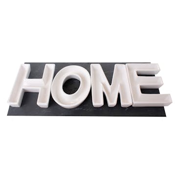  Coupelles mot "Home" en dolomite 10x13cm