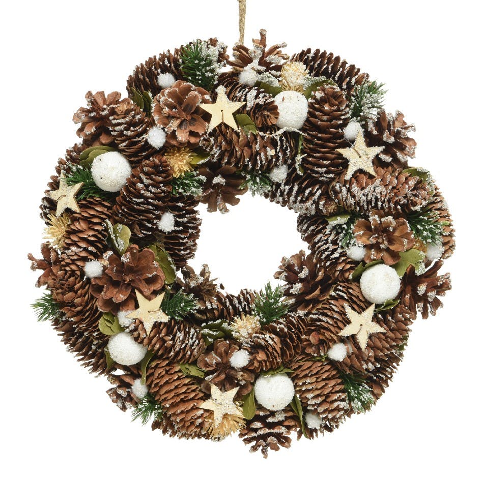 Couronne de Noël 33 cm