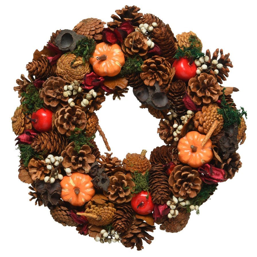 Couronne de Noël traditionnelle 32 cm