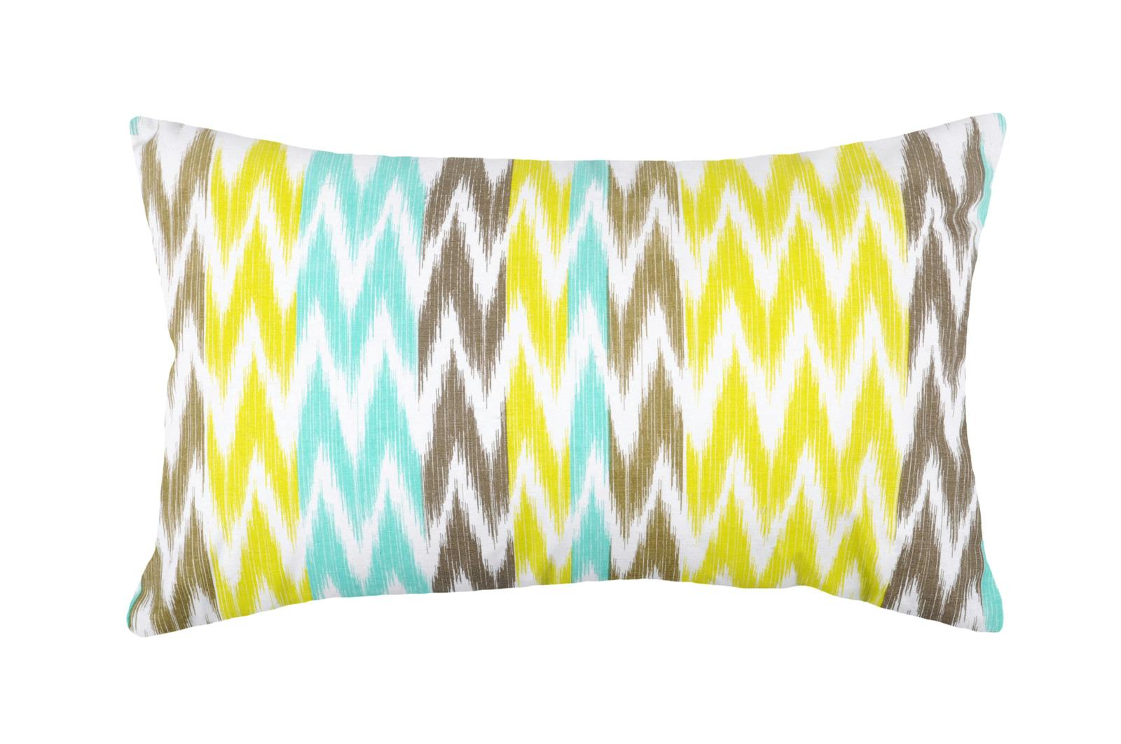 Coussin anis en coton 30x50cm IKATI