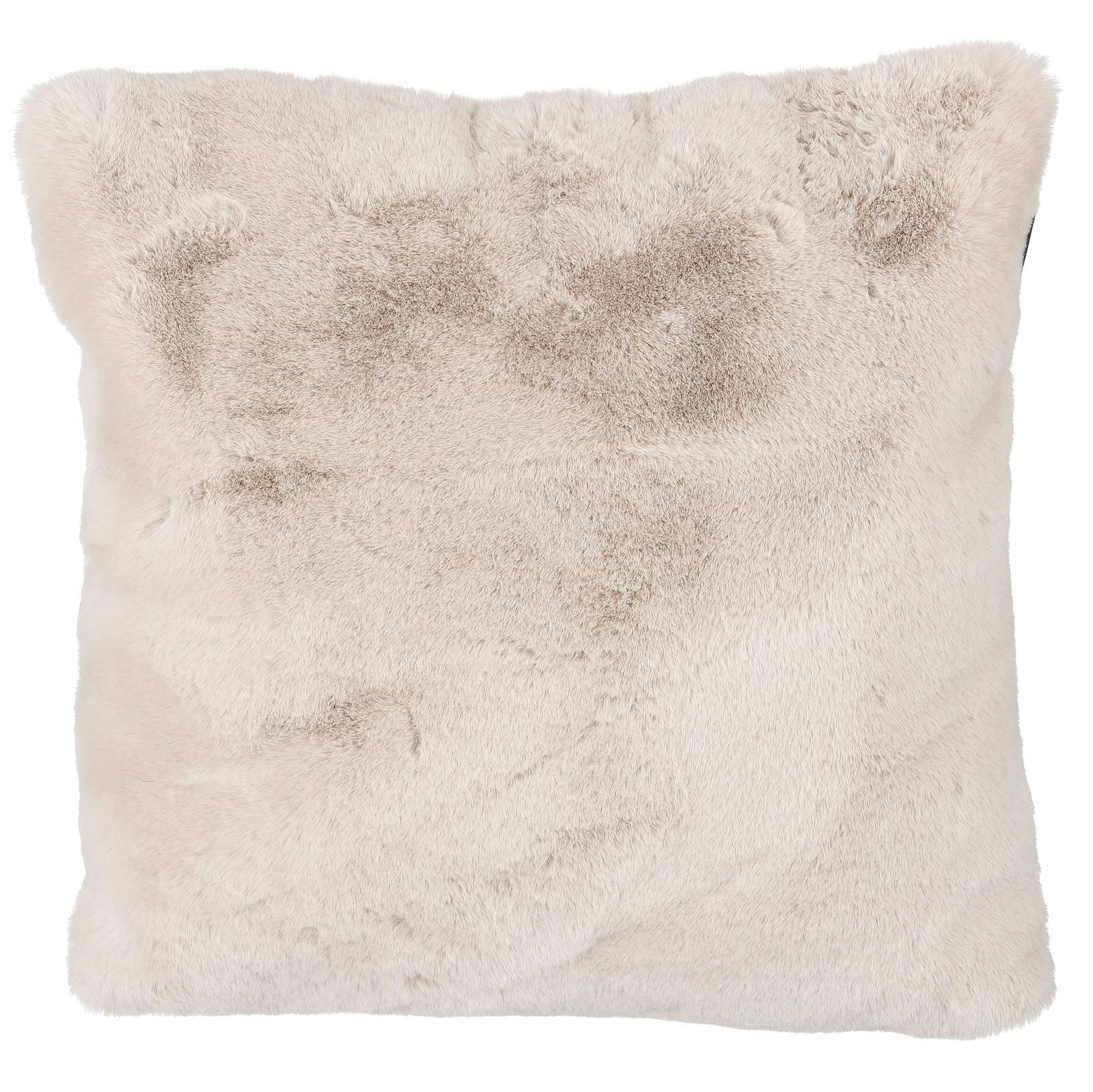 Coussin blanc crème doux