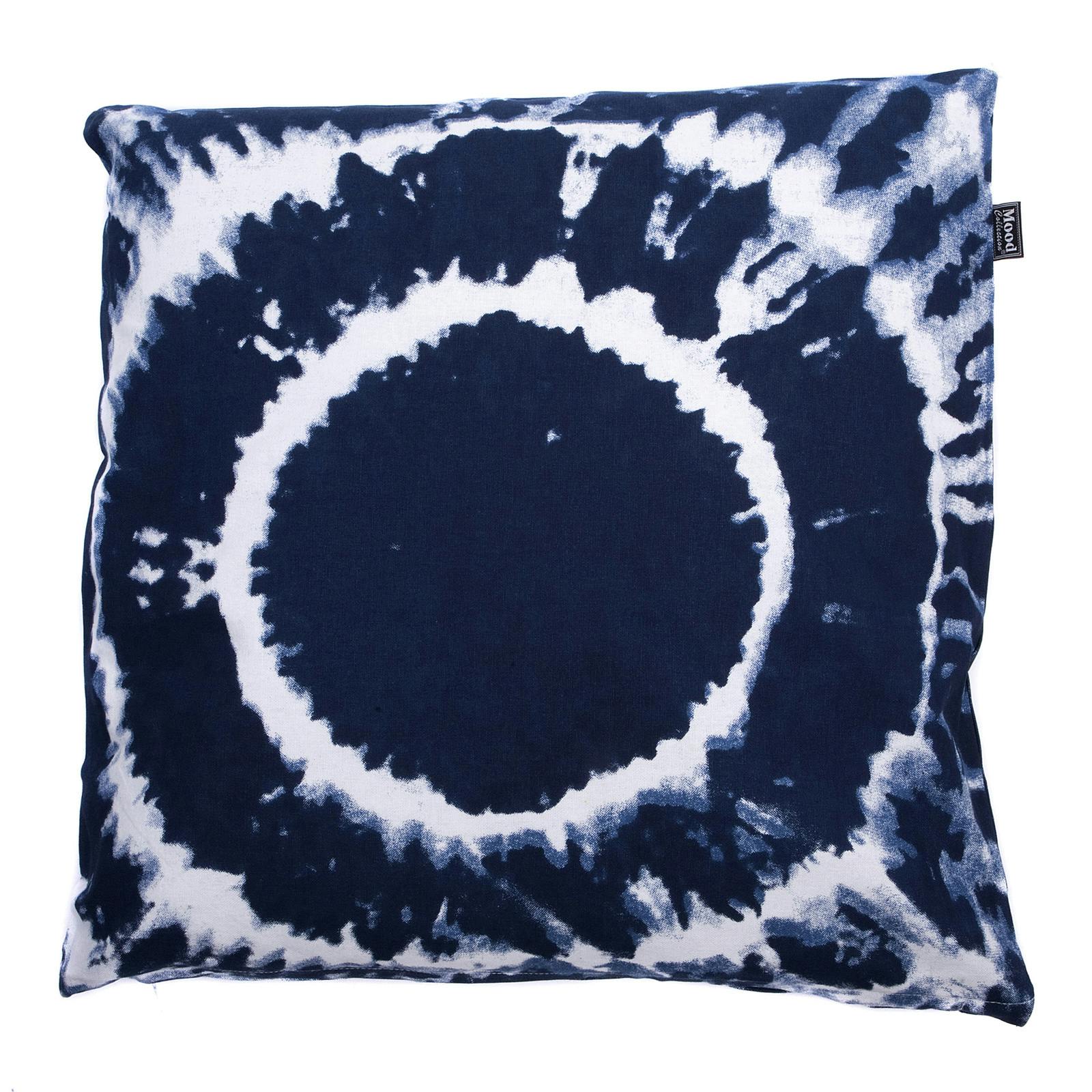 Coussin bord de mer motif abstrait