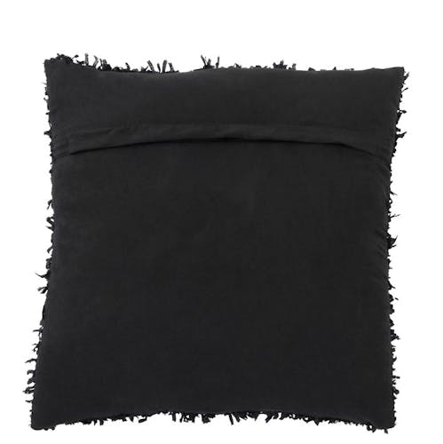 Coussin carré à paillette 45x45cm - Coloris noir