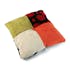 Coussin carré en tissu à motif Patchwork coloré 45x45x15cm BARCELONE
