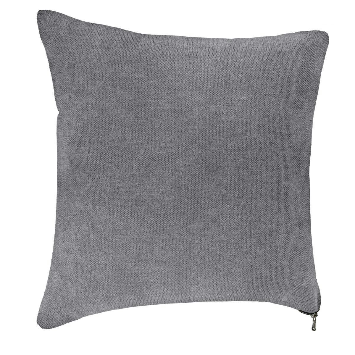 Coussin carré gris 40x40cm
