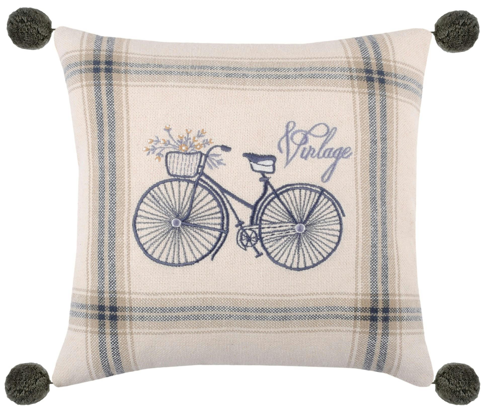 Coussin coton naturel 40x40cm TANDEM