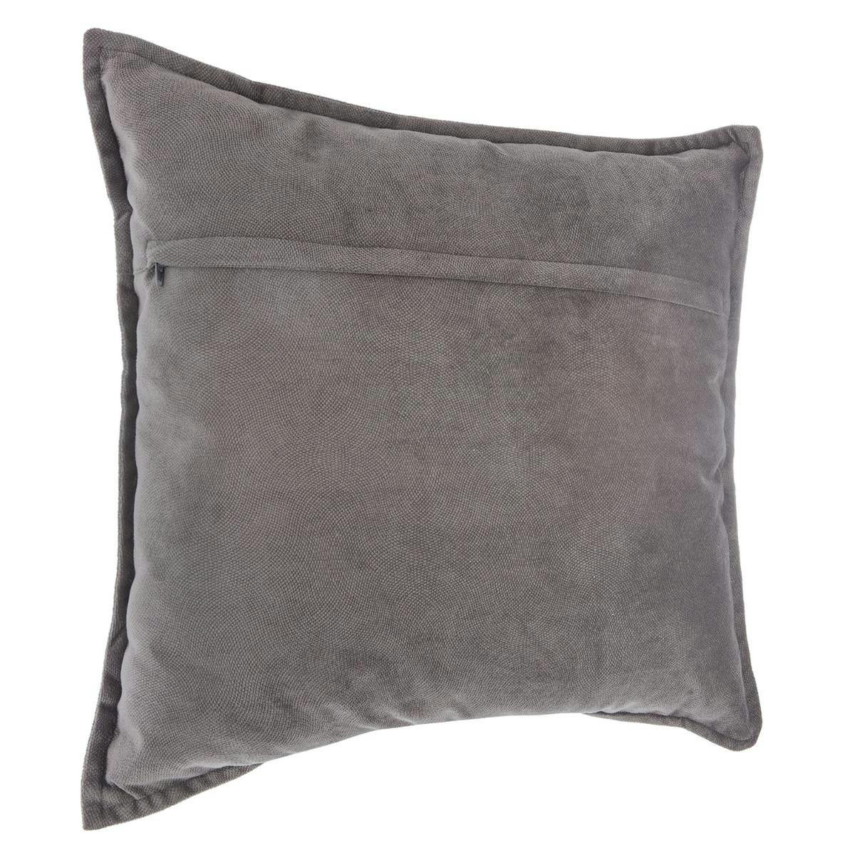 Coussin couleur gris taupe 45x45cm