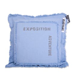 Coussin de canapé bleu Adventure