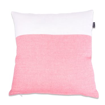  Coussin de canapé rose et blanc