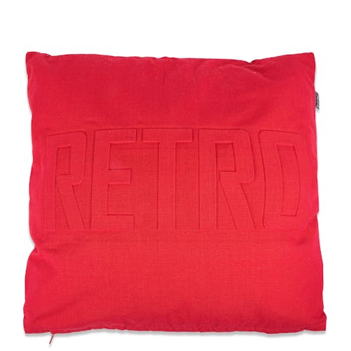 Coussin de canapé rouge RETRO
