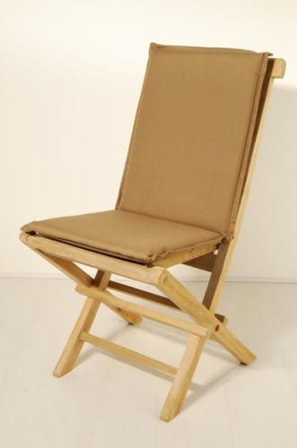 Coussin de chaise de jardin imperméable Bronze 90x3x41cm Acrylique SUMMER