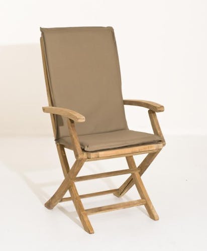 Coussin de fauteuil de jardin imperméable Bronze 101x3x48 WALTER
