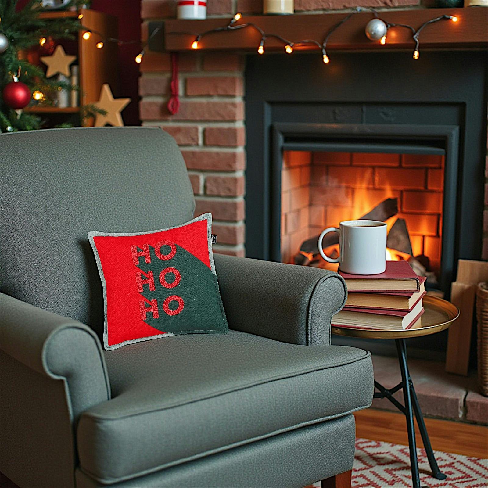 Coussin de Noël "HOHOHO"
