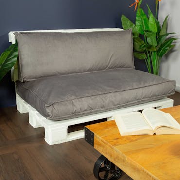  Coussin de palette extérieur gris clair