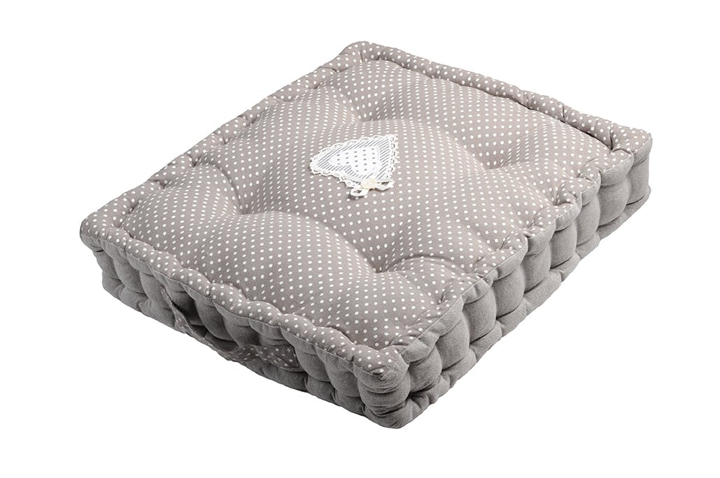 Coussin de sol 45x45x10cm coton Verone