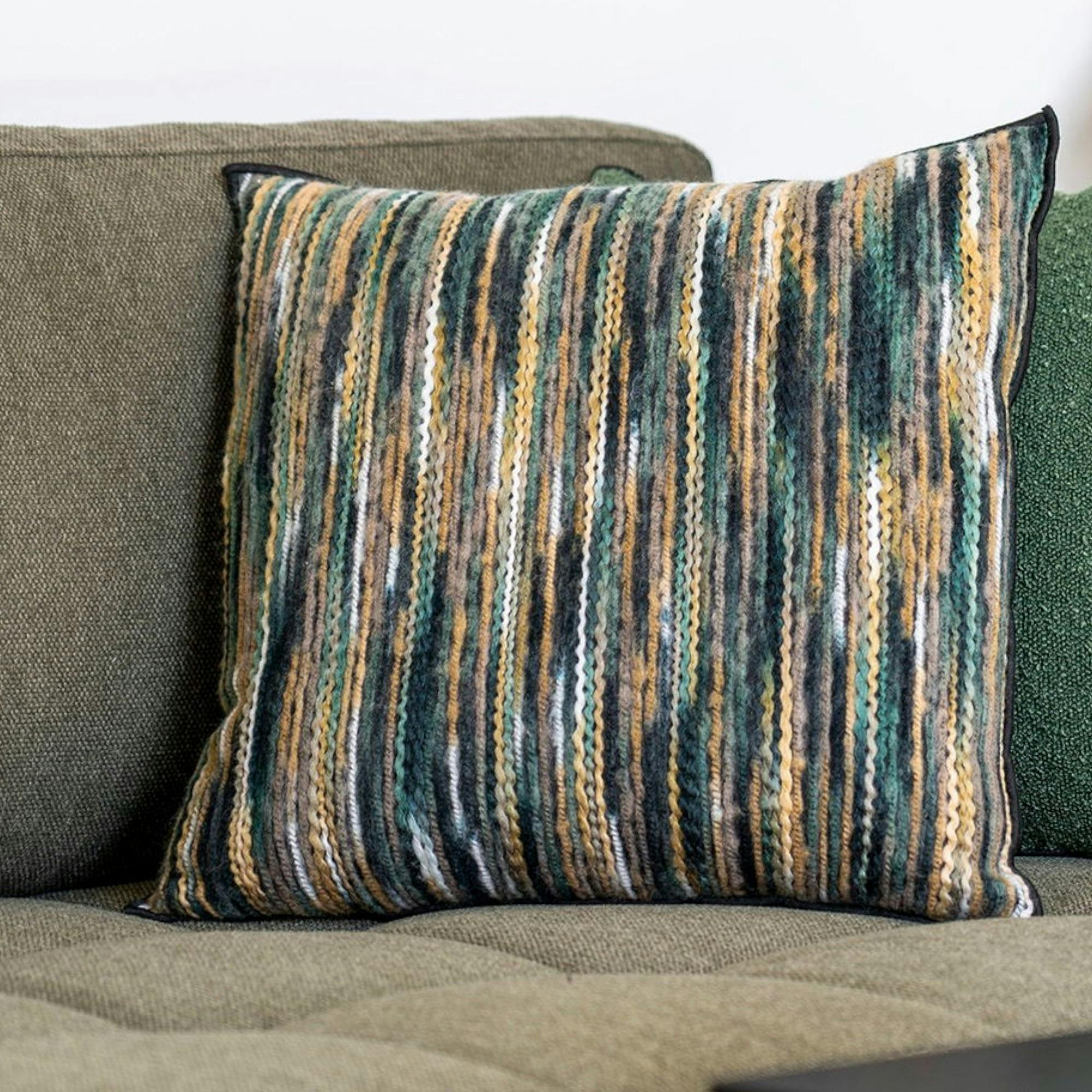 Coussin déco avec tons mélangés BRUGES