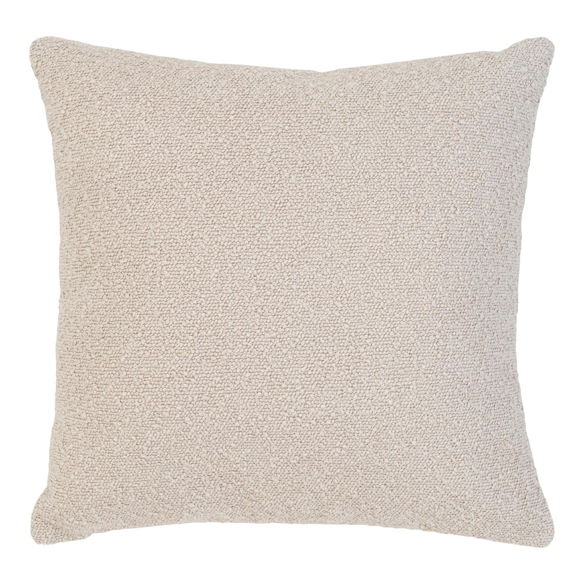 Coussin déco beige sable BRUGES