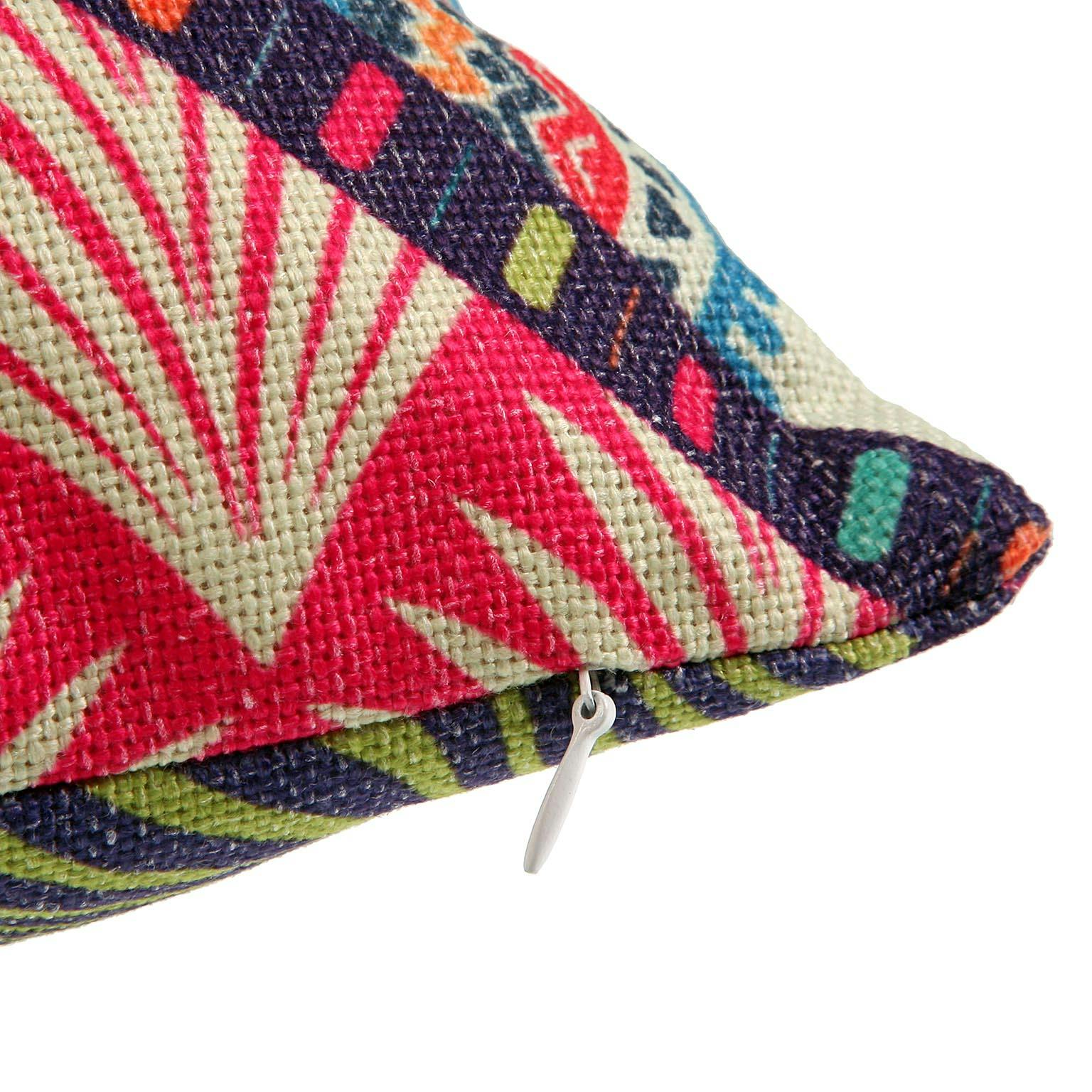 Coussin déco patchwork carreaux MADRID